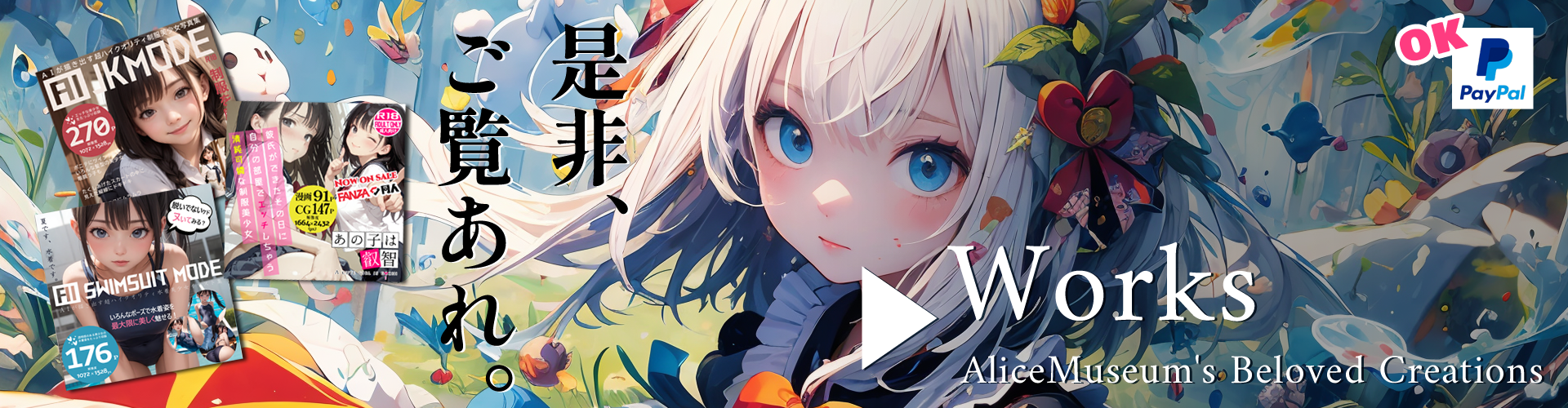 AliceMuseumのAIイラスト・AIコミック作品販売ページへ